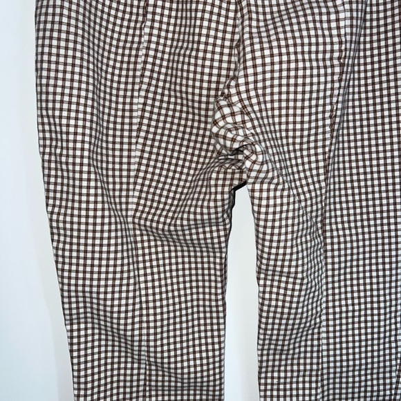 Theory Houndstooth Slim Cropped Trousers size 12 - Picture 12 of 14